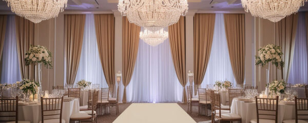 salle de mariage de luxe
