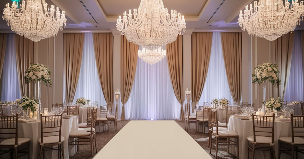 salle de mariage de luxe